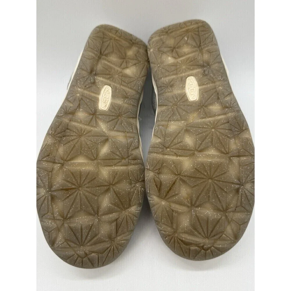 KEEN silver glitter moxie sandals water shoes kids size 3